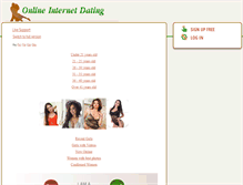Tablet Screenshot of online-internet-dating.com